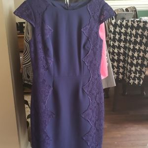 Lace embroidered dress